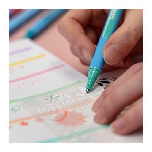 Golyóstoll, 0,7 mm, kupakos, SCHNEIDER "Slider Edge XB Pastel", menta