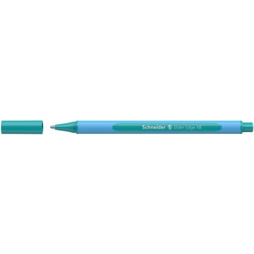 Golyóstoll, 0,7 mm, kupakos, SCHNEIDER "Slider Edge XB Pastel", óceán