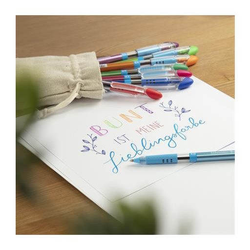 Golyóstoll, 0,7 mm, kupakos, SCHNEIDER "Slider Basic XB", zöld