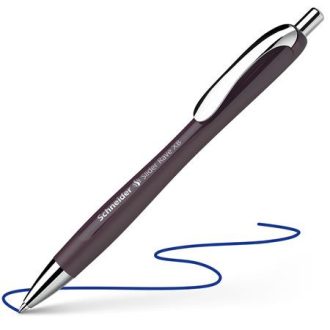   Golyóstoll, 0,7 mm, nyomógombos, SCHNEIDER "Slider Rave XB", szilva lila