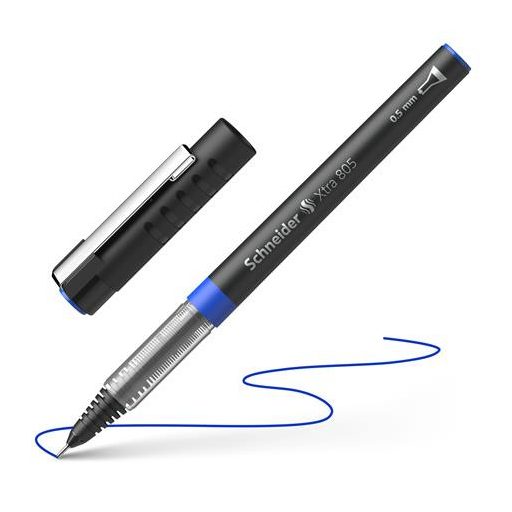 Rollertoll, 0,5 mm, tűhegyű, SCHNEIDER "XTRA 805", kék
