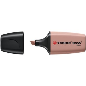   Szövegkiemelő, 1-4 mm, STABILO "Boss Mini Nature vibes", sötétbarna