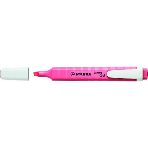 Szövegkiemelő, 1-4 mm, STABILO "Swing Cool Pastel", cseresznyevirág