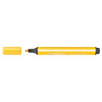   Filctoll, 1,5-2 mm, rugós hegy, STABILO "Trio Scribbi", sárga