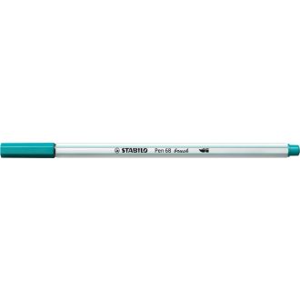Ecsetirón, STABILO "Pen 68 brush", türkizkék