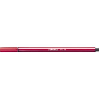 Filctoll, 1 mm, STABILO "Pen 68", sötétpiros