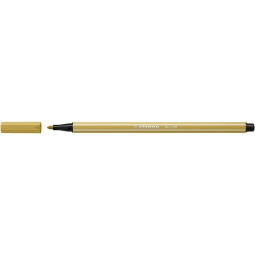 Filctoll, 1 mm, STABILO "Pen 68", khaki