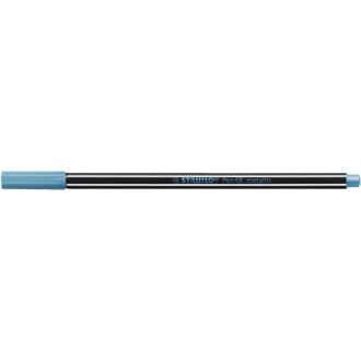   Filctoll, 1,4 mm, STABILO "Pen 68 metallic", metálkék
