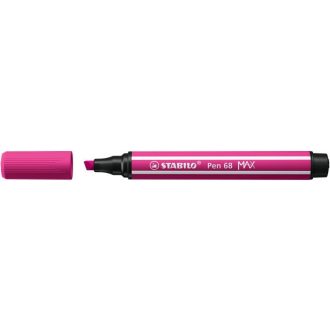   Filctoll, 1-5 mm, vágott hegy, STABILO "Pen 68 MAX", pink