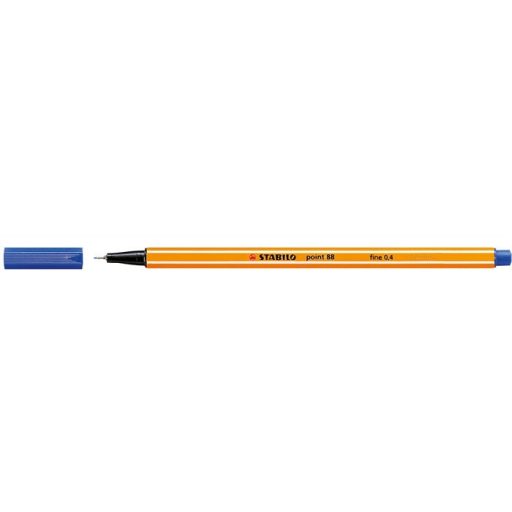 Tűfilc, 0,4 mm, STABILO "Point 88", kék