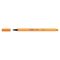 Tűfilc, 0,4 mm, STABILO "Point 88", narancssárga