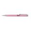 Golyóstoll, Crystals from SWAROVSKI®, rózsaszín, középen pink kristályokkal töltve, ART CRYSTELLA®, 14cm