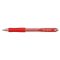 Golyóstoll, 0,3 mm, nyomógombos, UNI "SN-100 Laknock", piros