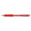 Golyóstoll, 0,3 mm, nyomógombos, UNI "SN-100 Laknock", piros