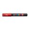 Dekormarker, 0,7-1,0 mm, UNI "Posca PC-1M", piros