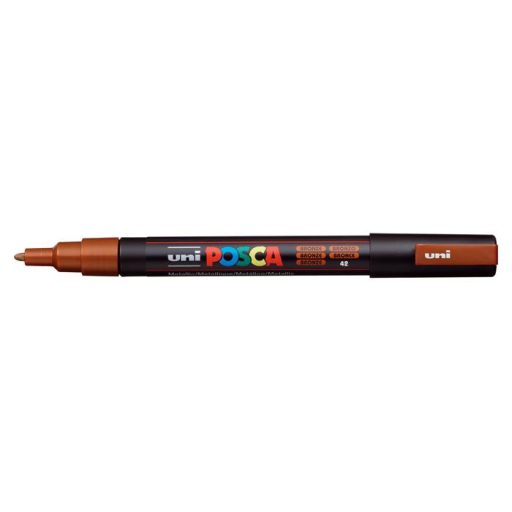 Dekormarker, 0,9-1,3 mm, UNI "Posca PC-3M", bronz