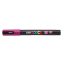 Dekormarker, 0,9-1,3 mm, UNI "Posca PC-3M", fukszia