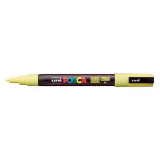   Dekormarker, 0,9-1,3 mm, UNI "Posca PC-3M", napsárga
