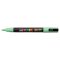 Dekormarker, 0,9-1,3 mm, UNI "Posca PC-3M", világoszöld