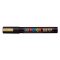Dekormarker, 1,8-2,5 mm, UNI "Posca PC-5M", arany
