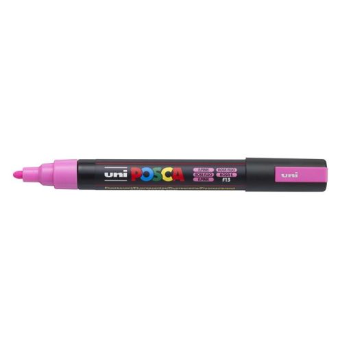 Dekormarker, 1,8-2,5 mm, UNI "Posca PC-5M", fluor rózsaszín