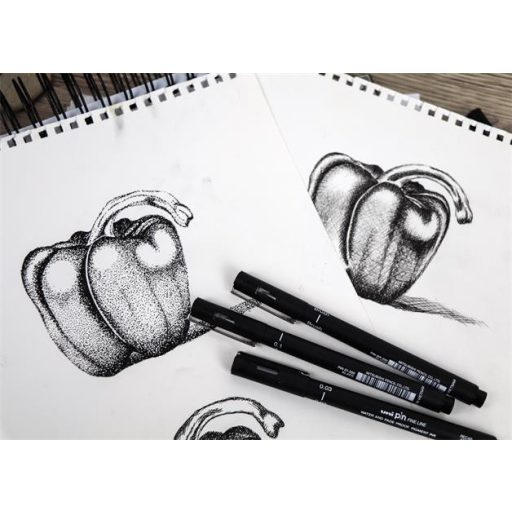 Rajzmarker, 0,1 mm, UNI PIN, fekete