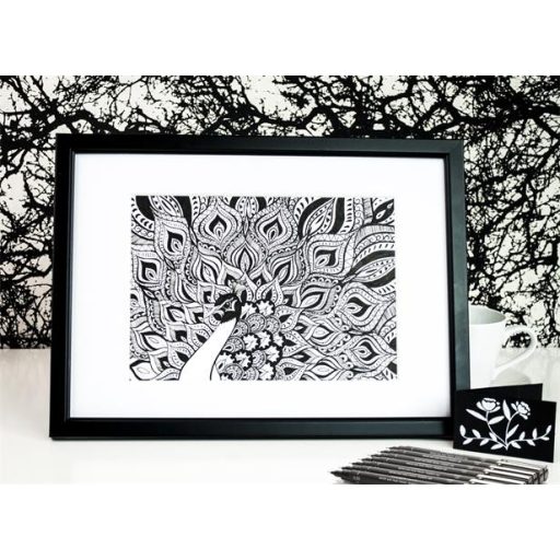 Rajzmarker, 0,2 mm, UNI PIN, fekete