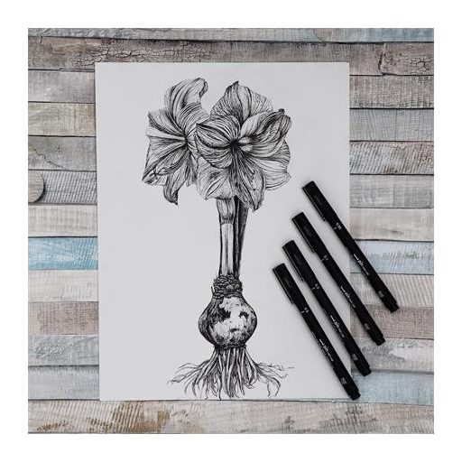 Rajzmarker, 0,5 mm, UNI PIN, fekete