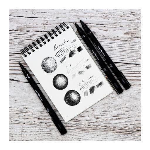 Rajzmarker, 0,5 mm, UNI PIN, fekete