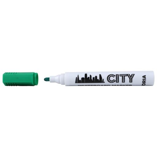 Táblamarker készlet, 1-3 mm, kúpos, VICTORIA VISUAL "City", 4 különböző szín
