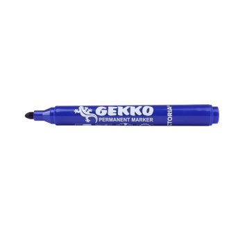   Alkoholos marker, 1-3 mm, kúpos, VICTORIA OFFICE, "Gekko", kék