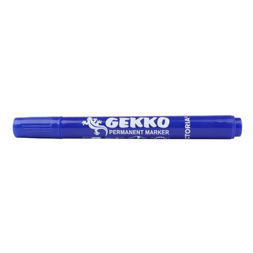 Alkoholos marker, 1-3 mm, kúpos, VICTORIA OFFICE, "Gekko", kék