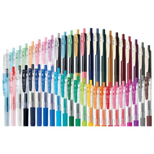 Zseléstoll, 0,33 mm, nyomógombos, ZEBRA "Sarasa Clip", sárga