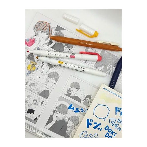 Írószer készlet, ZEBRA "Manga Set, Summer Festival", 5 darabos