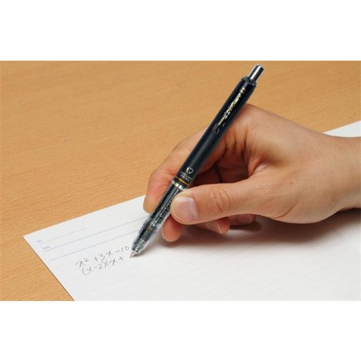 Nyomósirón, 0,5 mm, ZEBRA "DelGuard", fekete