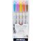 Ecsetirón készlet, kétvégű ZEBRA "Mildliner Warm", 5 szín