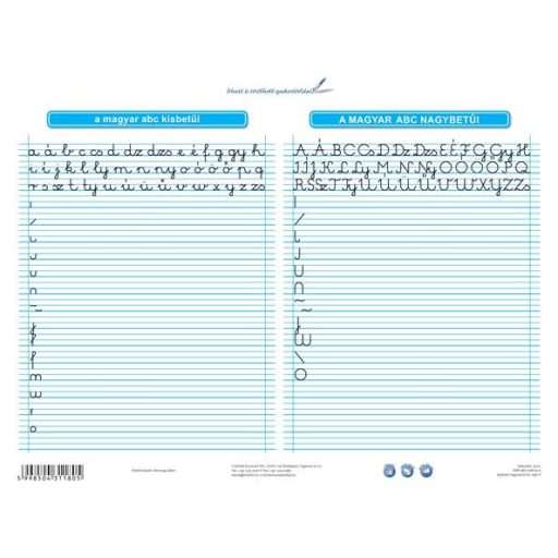 Tanulói munkalap, A4, STIEFEL "Magyar ábécé betűi"