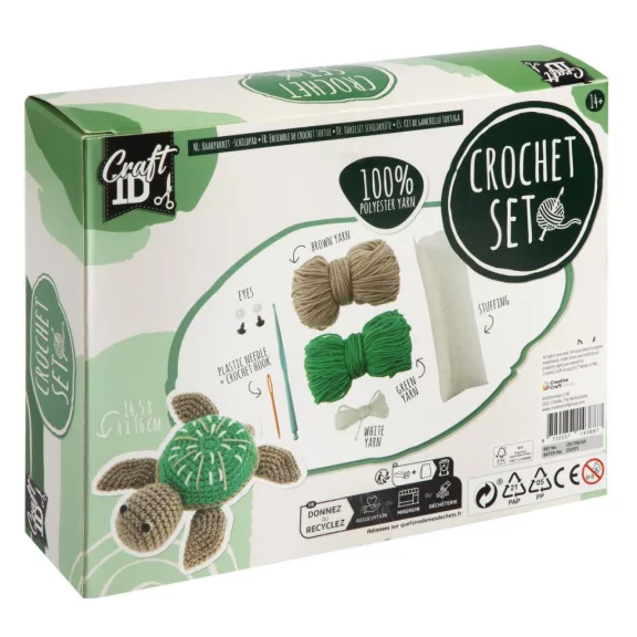 CraftID figura horgoló készlet, Teknős CraftArt