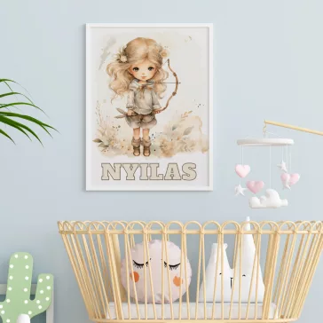 Horoszkópos falikép - Nyilas ( Lány )