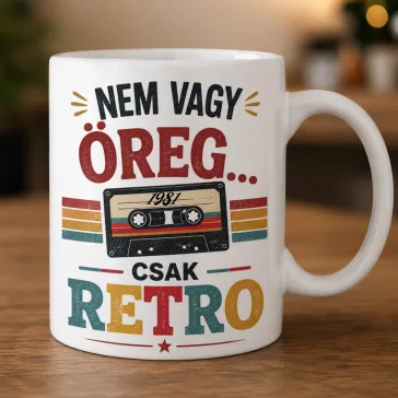 Vicces bögre -Retro