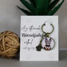 Kutyás kulcstartó - Németjuhász