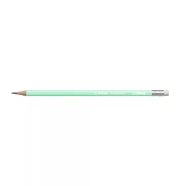   Grafitceruza STABILO Swano Pastel HB hatszögletű radíros zöld