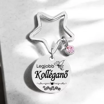 Gravírozott kulcstartó-Legjobb kolléganő