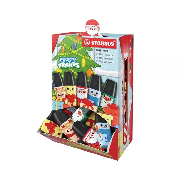 Szövegkiemelő Stabilo Boss Mini Frosty Friends - Télapó Szövegkiemelő Stabilo Boss Mini Frosty Friends - Télapó