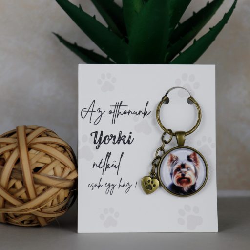 Kutyás kulcstartó - Yorkshire terrier