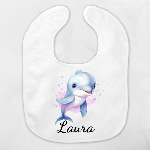 Baby előke - delfin