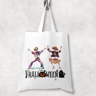 Bevásárlótáska - táncoló csontváz