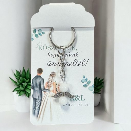 Angyalkás kulcstartó - többféle