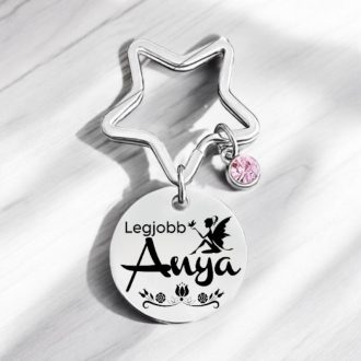 Gravírozott kulcstartó-Legjobb anya 