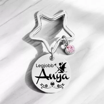 Gravírozott kulcstartó-Legjobb anya
